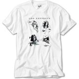 Crows Gate LED Zeppelin The Complete Beyaz T-Shirt