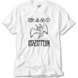 Crows Gate LED Zeppelin Zoso Beyaz T-Shirt - 3XL