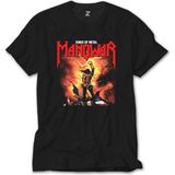 Crows Gate Manowar Kings Of Metal Siyah Tişört