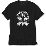 Crows Gate Metallica Cliff Burton Face Siyah Tişört - 3XL