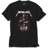 Crows Gate Metallica Gitarist Siyah Tişört - XS