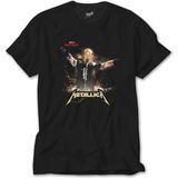 Crows Gate Metallica James Concert Siyah Tişört - 5XL
