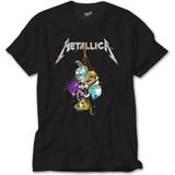 Crows Gate Metallica Skull Siyah Tişört - 5XL