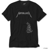 Crows Gate Metallica Snake Siyah Tişört