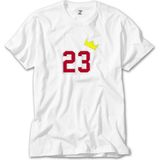 Crows Gate Michael Jordan 23 King Beyaz T-Shirt - 3XL