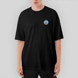 Crows Gate Nba Eastern Logo Oversize Siyah Tişört