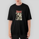 Crows Gate Slipknot Oversize Siyah Tişört - M