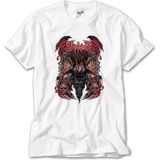 Crows Gate Slipknot Ram Head Beyaz Tişört - 4XL
