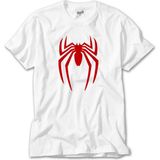 Crows Gate Spiderman Logo Beyaz T-Shirt