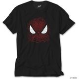 Crows Gate Spiderman Nets Siyah T-Shirt