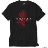 Crows Gate Spiderman Sketched Siyah T-Shirt - XS