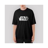 Crows Gate Star Wars Logo 2 Oversize Siyah Tişört
