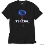 Crows Gate Thor Mjolnir 2 Siyah T-Shirt - XL