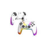 CROW'S TECH PS4 Kol Kablosuz Gamepad Oyuncu /Androd/İphone/Çift Titreşim/6 Eksenli RGB Mod/PS4/Switch/PC Uyumlu
