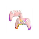CROW'S TECH PS4 Kol Kablosuz Gamepad Oyuncu Kol/Androd/İphone/Çift Titreşim/6 Eksenli RGB Mod/PS4/Switch/PC