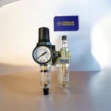 Crox Tam Hidrolik Pnömatik 1/4" 2'li (Ikili) Kompresör Hava Şartlandırıcı AFC2000 (Filtre + Regülatör + Yağlayıcı)