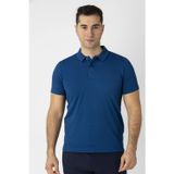 Crozwise 7150-17 Sax Waffle Polo Yaka Erkek Tişört