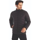 Crozwise Erkek Dolumlu Kışlık Spor Outdoor Mont - XL - 010 - Siyah