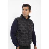 Crozwise Erkek Dolumlu Spor Outdoor Yelek - Antrasit - XL