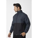 Crozwise Erkek Kapşonlu Su Iticili Spor Yağmurluk - 2XL - Siyah
