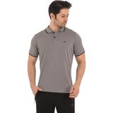 Crozwise Erkek Polo Yaka Dri-Fit Tişört Yeni Sezon Crozwise - Gri