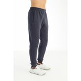 Crozwise Lastikli Paça - Erkek Şardonlu Antrasit Eşofman Altı - 2195-06 - 2XL