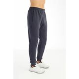 Crozwise Lastikli Paça Gri Erkek Şardonlu Antrasit Eşofman Altı - 2195-06 - 2XL