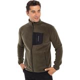 Crozwise Polar Fermuarlı Haki Erkek Outdoor Sweatshirt 6044-04
