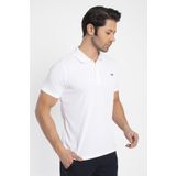 Crozwise Polo Yaka Erkek Beyaz Spor T-shirt - 7135-08