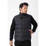 Crozwise Siyah Erkek Dolumlu Spor Yelek Elastik Şeritli %100 Polyamide Kumaşla Üretildi