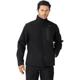 Crozwise Siyah Erkek Su Geçirmez Softshell Outdoor Mont / Ceket - 5039-10