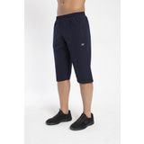 Crozwise Spor Lycra - Erkek Lacivert Likralı Spor Kapri - 8036-01