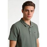 Crozwise Waafle Polo Yaka Erkek Tişört 7146-04 - Haki