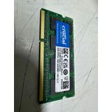 CRUCIAL 4GB DDR3-1600 CT51264BF160B.C16FPD2 SODIMM PC3-12800 NON-ECC NOTEBOOK RAM BELLEK