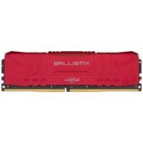 Crucial 8GB BL8G32C16U4RL Ballistix Kırmızı DDR4 3200MHz CL16 1.35V RGB PC Ram Bellek