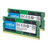 Crucial Ddr4 Ram 32 Gb Kit (2X16 Gb) 3200 Mhz Sodımm Cl22, Dizüstü Bilgisayar/Dizüstü Bilgisayar İçin Ram, Mini Pc (Ayrıca 2933 Mhz / 2666 Mhz) - Ct2k16g4sfra32a