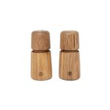 Crush Grind Stockholm 11 cm 2 Parça Oak Meşe Rengi Tuz Ve Karabiber Değirmeni