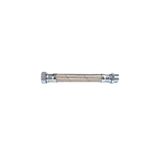 Cruwa 1" 10 Bar Paslanmaz Örgülü Hidrofor Hortumu Düz Flex Hortum (Rakor & Nipel) 100 cm