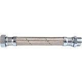 Cruwa 1" 10 Bar Paslanmaz Örgülü Hidrofor Hortumu Düz Flex Hortum (Rakor & Nipel) 80 cm