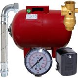 Cruwa 50 Litre Yatık Hidrofor Kiti