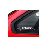 Cruze Yan Cam Sticker Oto Kapı 20 Cm X 7 Cm Hologram c17