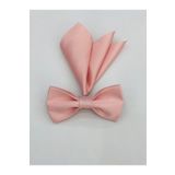 CRWAT ® 69 Pudra Pembe / Dupont Dokuma Mendilli Papyon Tk.