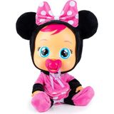 Cry Babies Ağlayan Bebek Minnie Mouse Etkileşimli Kız Çocuk Oyuncağı Pembe Noktalı Kıyafet