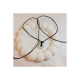Crystal Atelier Bağcıklı Ayarlanabilir İp Murano Cam Çiçek Boncuklu Choker Kolye Çiçek Kolye