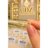 Crystal Diamond Zirconia Işıklı kutuda, üst kalitede kararmayan , taş düşmeyen 0.10 karat tamtur yüzük