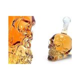 Crystal Head Kuru Kafa Cam Şişe 350 ml - Çok Renkli - Tek Ebat