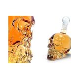 Crystal Head Kuru Kafa Cam Şişe 350 ml - Renkli