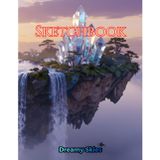 Crystal Waters: Sketchbook: 110 Blank Pages for Drawing, Sketching and Creative Ideas (Floating Worlds)