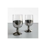 crystalex Bohemia El Kesimi Kristal Kadeh 6’lı 135 ml– Kahve Yanı ve Sunum Bardağı- Titanyum