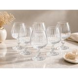 Crystalex Kristal 6’lı Renkli Kristal Kesme Kahve Yanı Su Bardağı Kadeh Set 250ML | Kahve Yanı Su Bardağı- Su Kadehi -Dikasit - 6 Adet - 250 ml